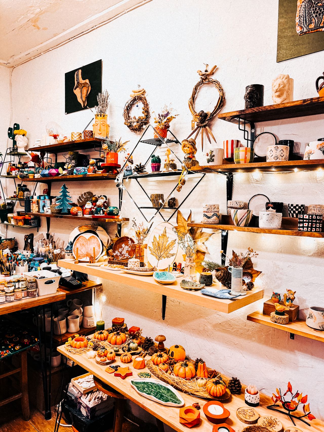 Candle studio interior